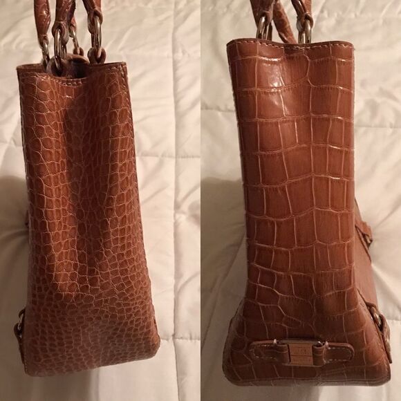 NWOT Liz Claiborne Faux Alligator Purse - Picture 7 of 8